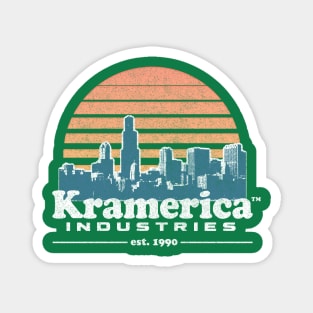 Kramerica Industries / Faded 90s Style Logo Original Design Magnet