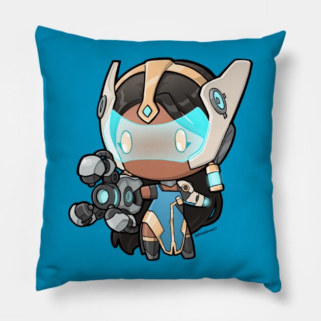 Lil Light-Bending Architect Pillow by fallerion