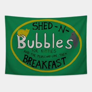 Shed n Breakfast for Kitties Tapestry