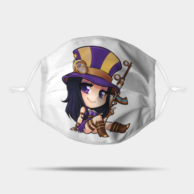 Caitlyn Lol League Of Legends Champions Mascara Teepublic Mx