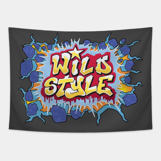 Wild Style Tapestry by Chewbaccadoll