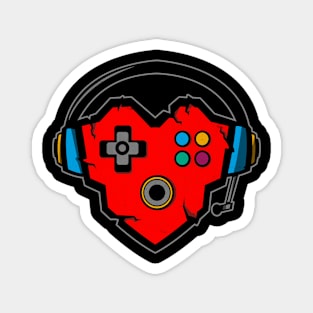 Gaming Heart Magnet