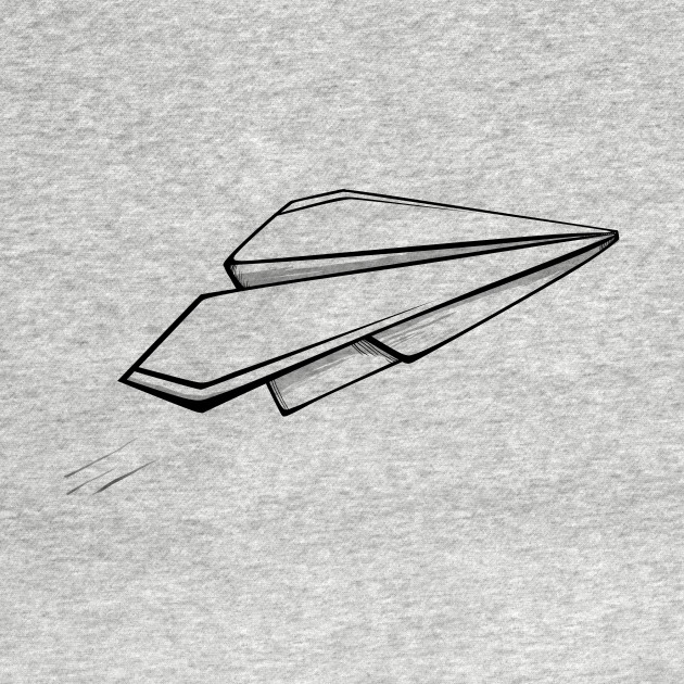 Disover Paper airplane - Paper - T-Shirt