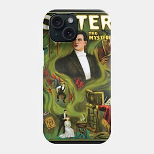 Vintage Magic Poster Art, Carter the Mysterious Phone Case