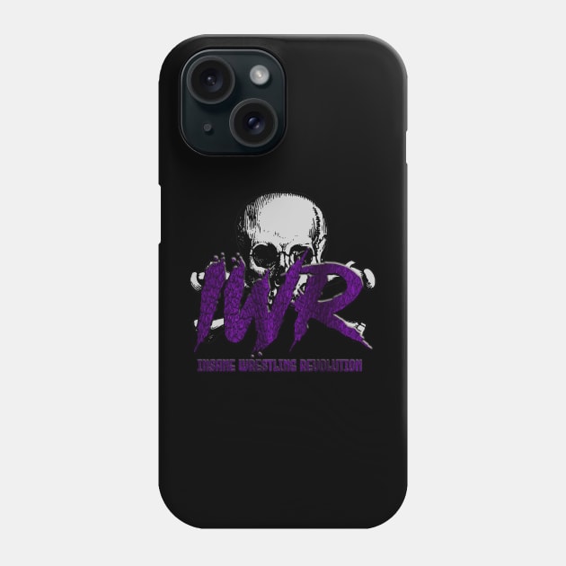 IWR purple logo skull tee Phone Case by gpill22