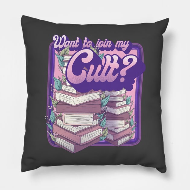 Want to join my cult Pillow by Jess Adams