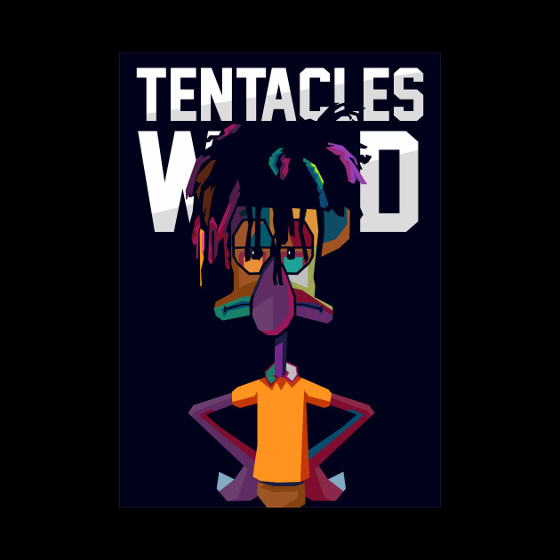 Tentacles wrld - Squidward Tentacles - Phone Case