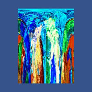 Waterfall Abstract T-Shirt