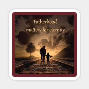 Inspiring gift for a Christian dad or father Magnet