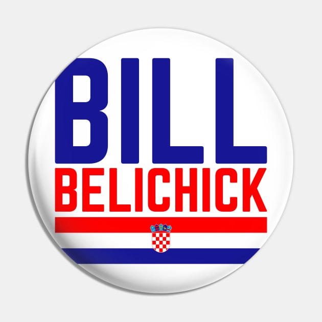 Emma Belichick Flag on Shirt Pin