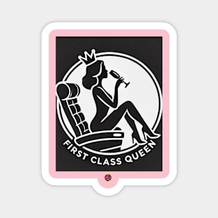 firstclassqueen silhouette Magnet