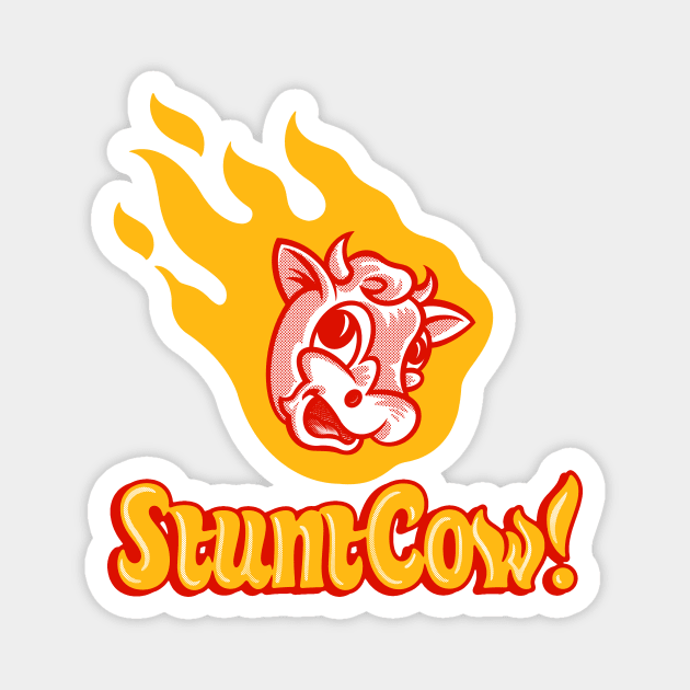 StuntCow! Magnet by GiMETZCO!