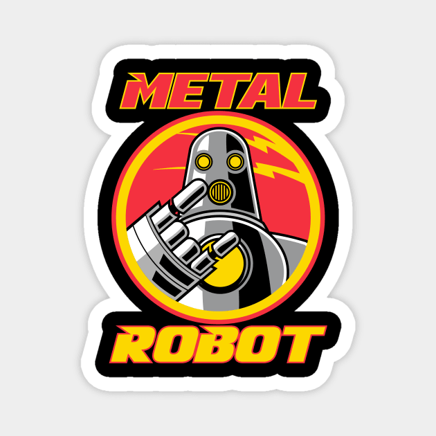 Metal Robot Logo Magnet by Metal Robot