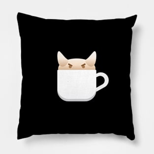 Cute Caffeine Fiend Pillow