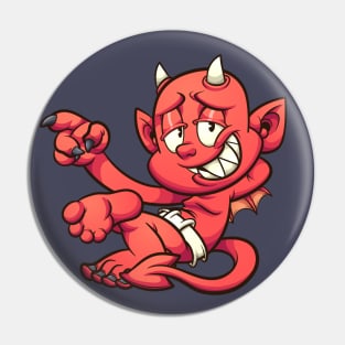 Cartoon devil Pin