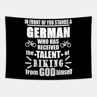 Biking Cycling Gift Cycling Tour Slogan Tapestry