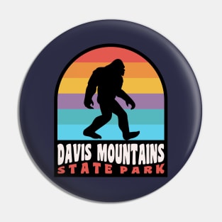 Davis Mountains State Park Bigfoot Sasquatch Texas Pin