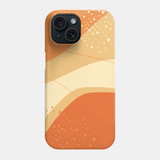 Modern Abstract Organic Shapes in Yellow and Orange Phone Case