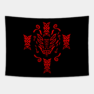 Japanese Art Oni Tapestry