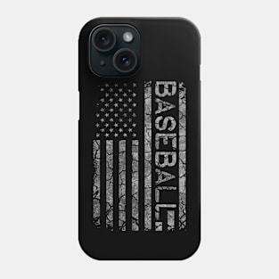 Usa American Flag Baseball Player Coach Team For Men Women Phone Case