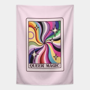 Queer Magic tarot card Tapestry