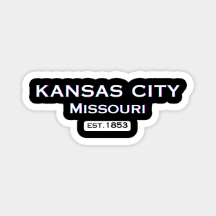 Kansas City, Missouri Logo Magnet