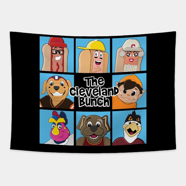 The Cleveland Bunch Tapestry by DeepDiveThreads