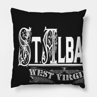 Vintage Saint Albans, WV Pillow