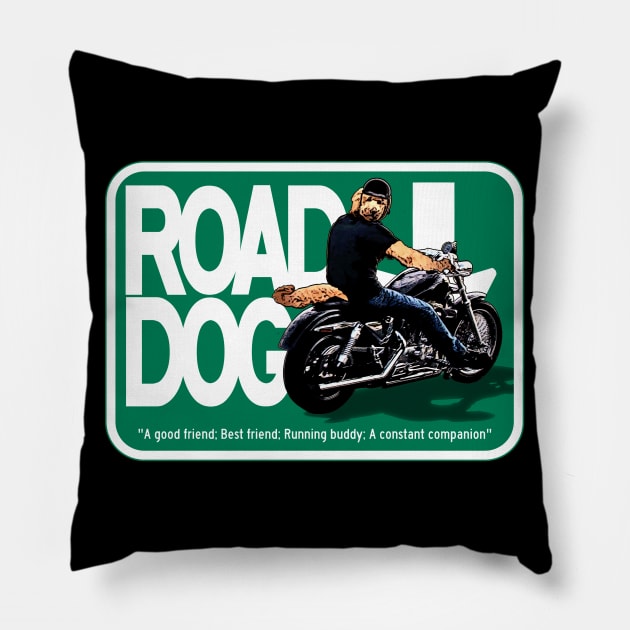 Road Dog Pillow by ImpArtbyTorg