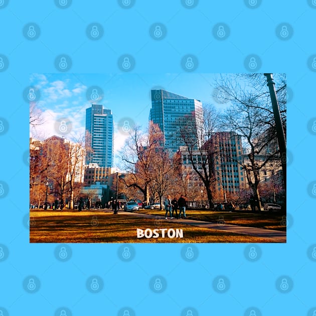 Boston city fall by BoogieCreates