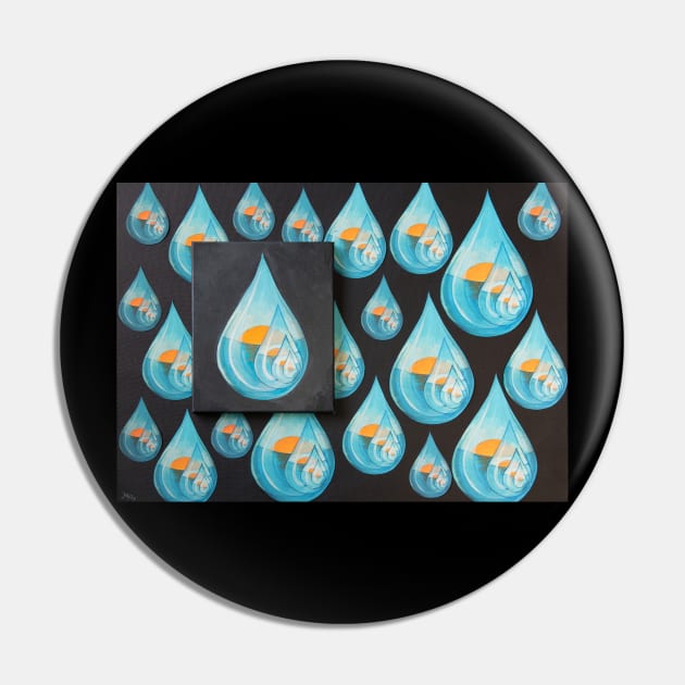 A Drop in Ocean Pin by ArtbyJackGStudio