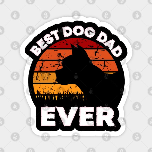 Best Dog Dad Ever Magnet by potch94