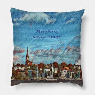 Flensburg meine Stadt. Flensburg, my city Pillow