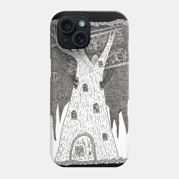 By catching at the twigs Phone Case by The Cloud Gallery