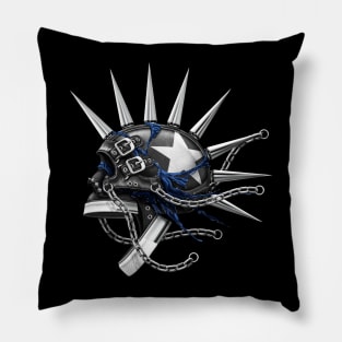 Punk Skull Pillow