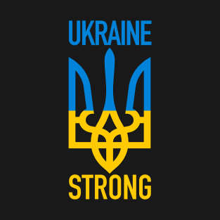 Ukraine strong - Flag T-Shirt