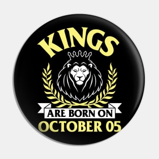 Kings Are Born On October 05 Happy Birthday To Me You Papa Daddy Uncle Brother Husband Son Pin