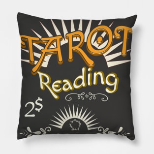 Tarot Reader Chalkboard Pillow