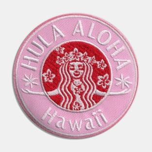 Hula Aloha Hawaii Patch Pin