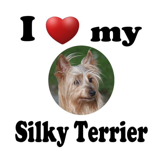 I Love My Silky Terrier by Naves