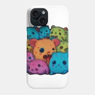 Wombie Zombats - Colorful And Playful Graphic Phone Case