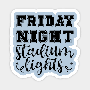 Friday Night Stadium Lights Football Magnet