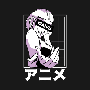 Waifu Halftone Material T-Shirt