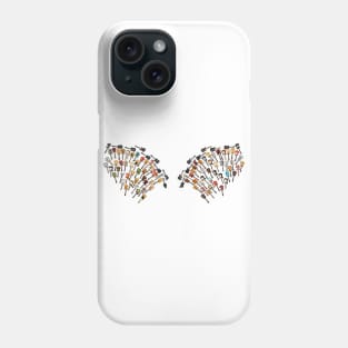 Guitar Wings with Feathers Up Phone Case