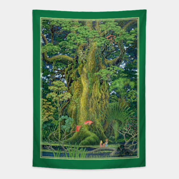 What The Forest Taught Me Tapestry by winsarcade