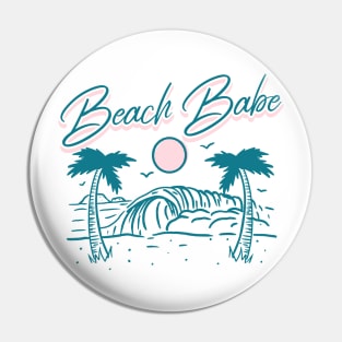 Beach Babe Pin