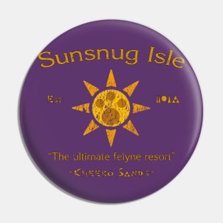 Sunsnug Isle Logo Pin