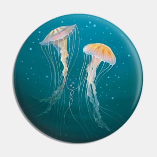 Jellyfish Love Pin