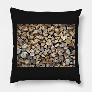 Wood pile Pillow