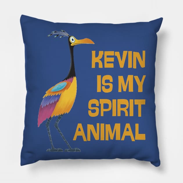 Kevin Is My Spirit Animal Pillow by ThisIsFloriduhMan